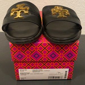 Tory Burch black slides